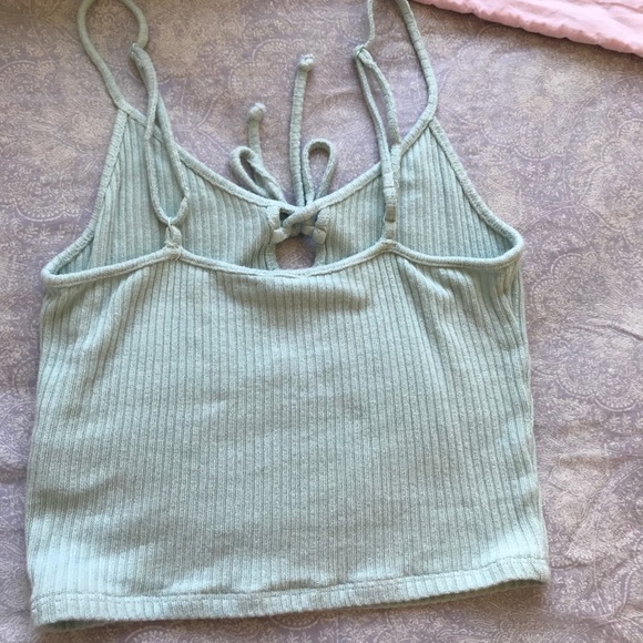 GARAGE light green crop top - Picture 2 of 3